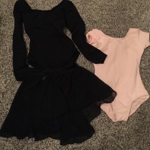 Ballet leotards and 2 skirts